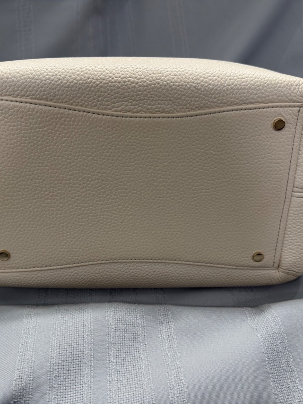 Kate Spade Dumpling Large Satchel Pebble Leather Parchment - Picture 7 of 12